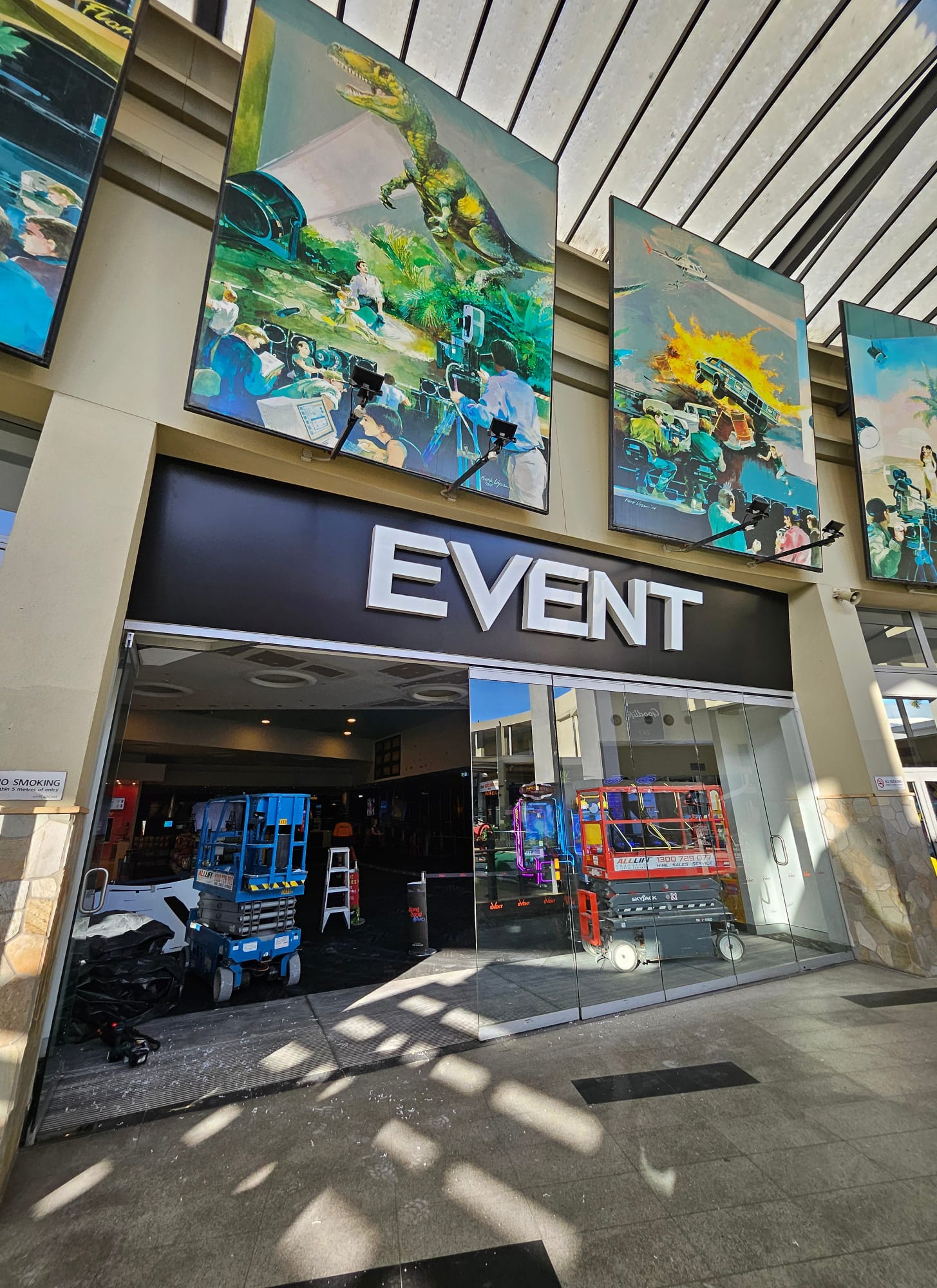 Event Cinemas QLD signage by GC Signs