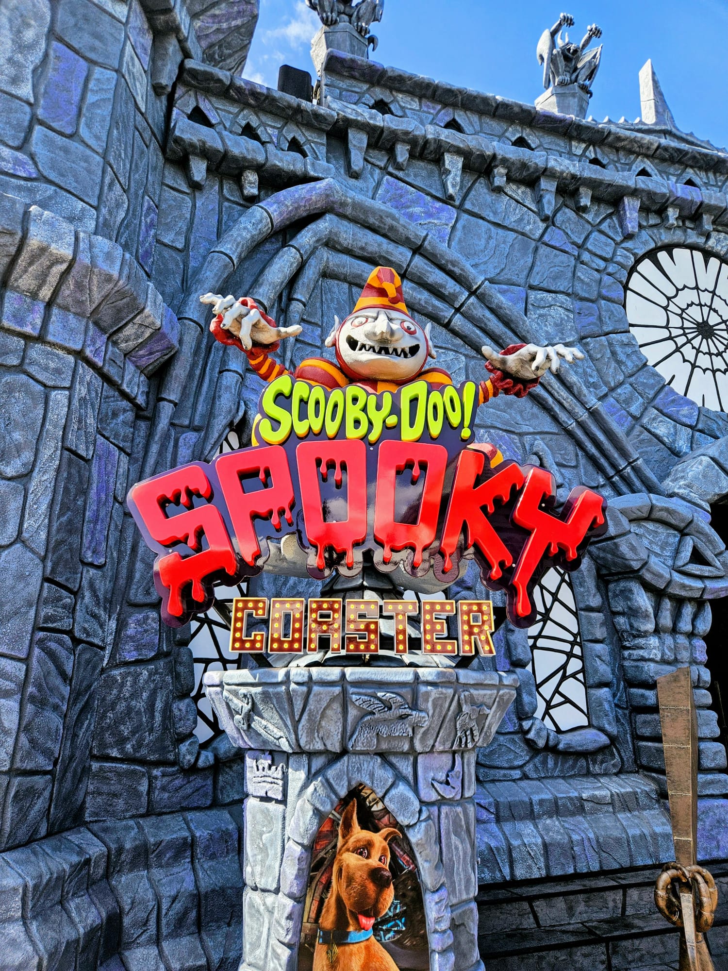 Movie World Spooky Coaster QLD signage by GC Signs